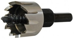 IZAR 78896-Fresa per metalli HSS DIN844N NZ taglio senza centro 09,50 mm 